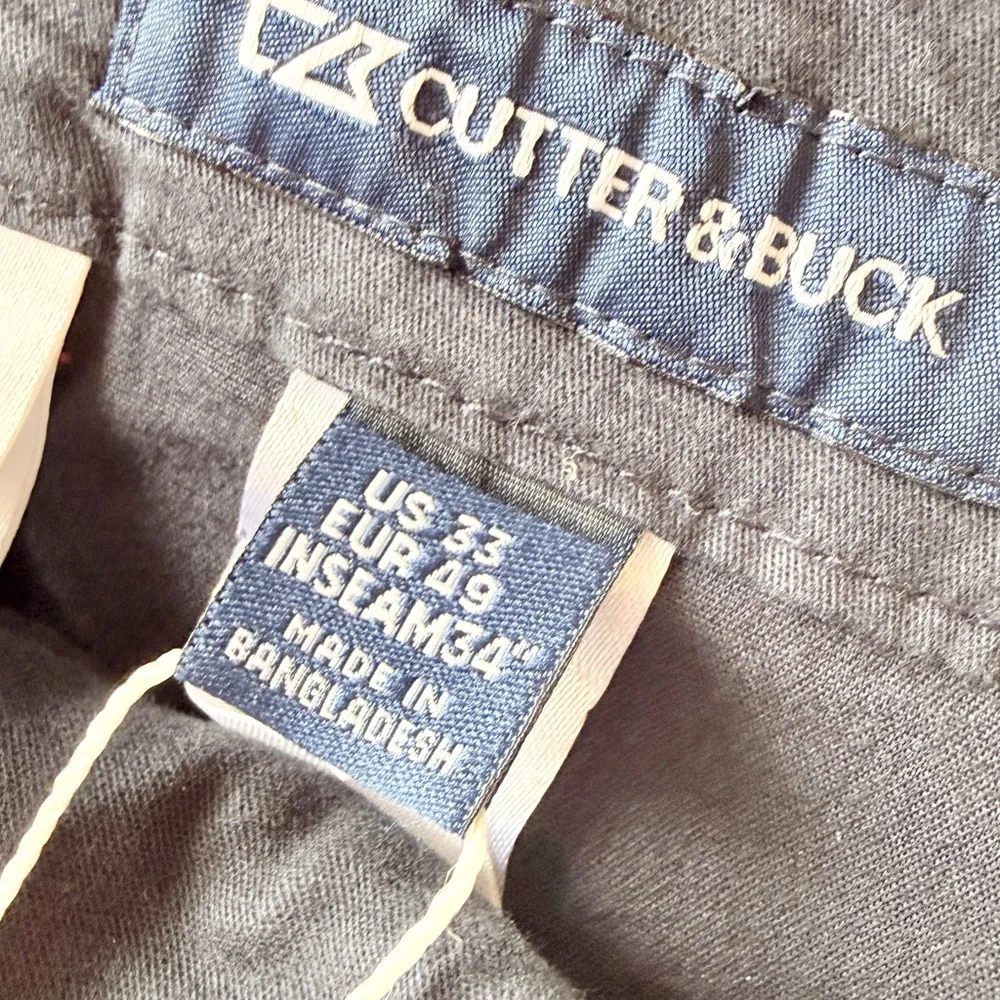 Cutter & Buck Men’s Voyager Chino Pants in Liberty Navy NWT 33X34